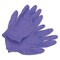 Kimberly-Clark Professional Nitrile Exam Gloves, 242 mm Length, Large, Purple, PK1000 55083